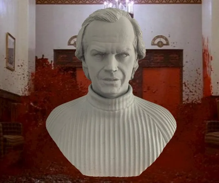 7inch The Shining Jack Nicholson Diorama Model Statue Figure Memorabilia 3D Sculpture