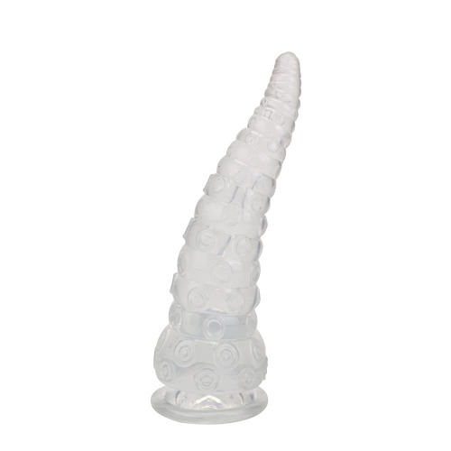 NOPNOG Gesimuleerde octopus-takel-type anale plug met zuignap - anale ballen in transparant - prostaatmassageapparaat - silicone (M)