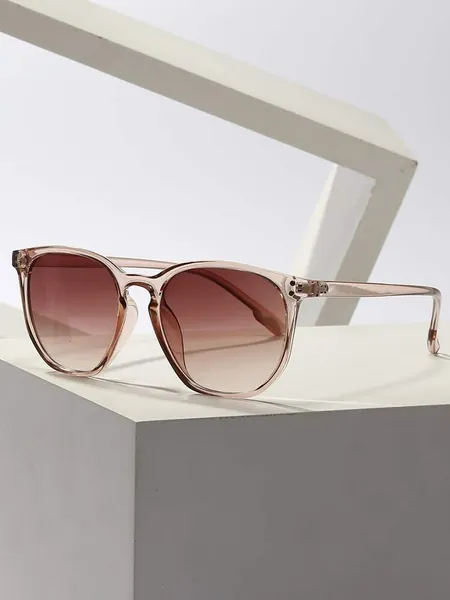 Simple Tinted Lens Fashion Glasses