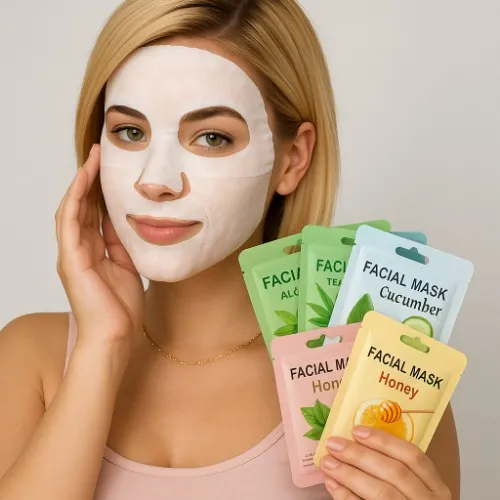 💆‍♀️ Kit de Máscaras Faciais Coreanas – Pele de Deusa