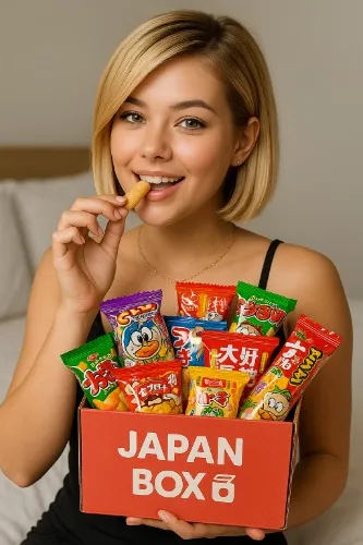 🍱 Caixa de Snacks Japoneses Surpresa