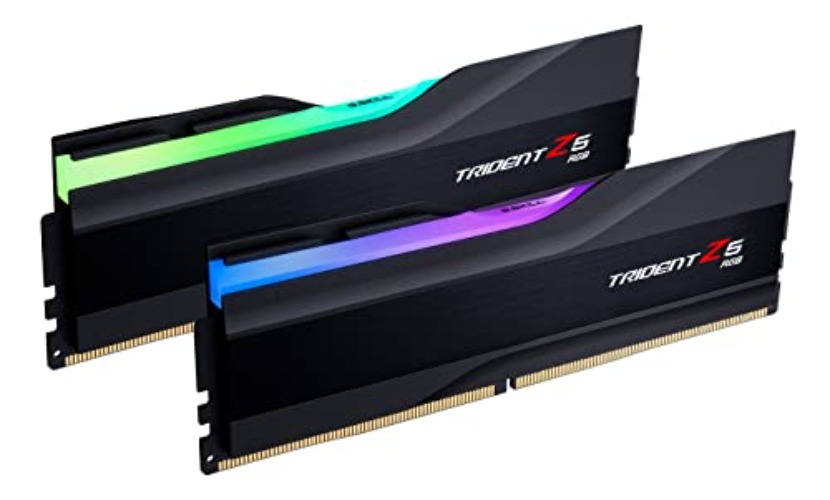 32GB G.Skill DDR5 Trident Z5 RGB 7200MHz CL34 1.40V Dual Channel Kit 2X 16GB Schwarz