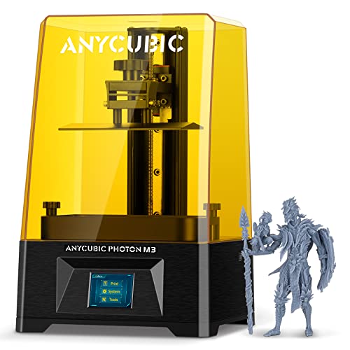 ANYCUBIC Photon M3 Resin 3D Printer, 7.6'' LCD SLA UV 3D Resin Printer with 4K+ Monochrome Screen, Protective Film, Fast Printing, Max Printing Size 7.08'' x 6.45'' x 4.03'' - Photon M3