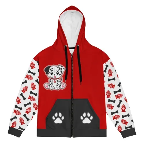 Domino Zip-Up Hoodie