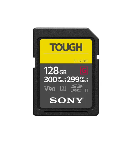 Sony SF-G128T SD-Speicherkarte (128 GB, UHS-II, SD Tough, G Serie)