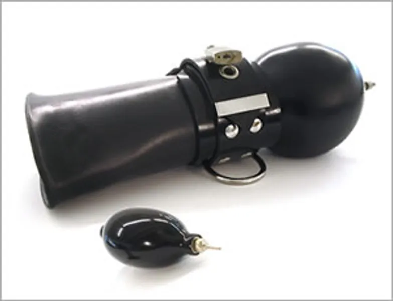 Inflatable Lockable Latex Mitts