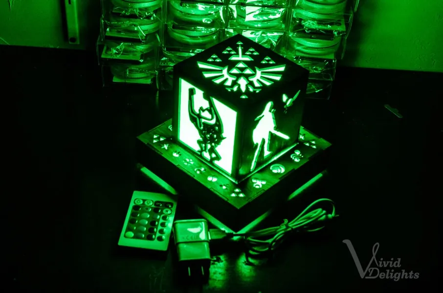 Legend of Zelda Lantern with Outlet powered Base