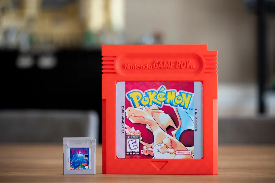 Giant Gameboy Game Cartridge /  Wall Hanger / Wall Art / Pokemon / Retro Games