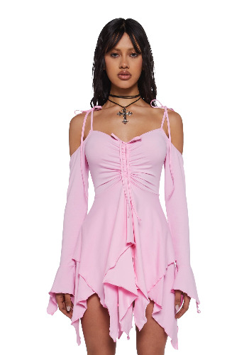 F is For Fairies® Handkerchief Dress - Pink | PINK / Small