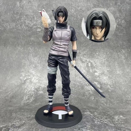 Itachi Uchiha Anbu Black Ops Model Statue Action Figure Figurine Naruto