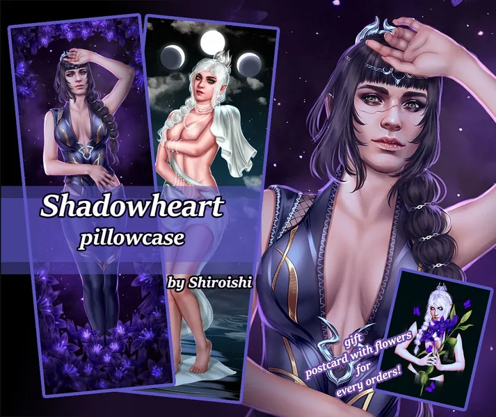 Shadowheart Baldur's Gate 3 Body Pillow Dakimakura pillowcase Fan Art made
