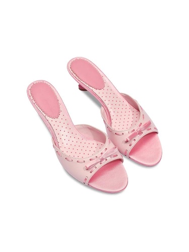 Marbella Bow Sandals in Pink | Pink / 38
