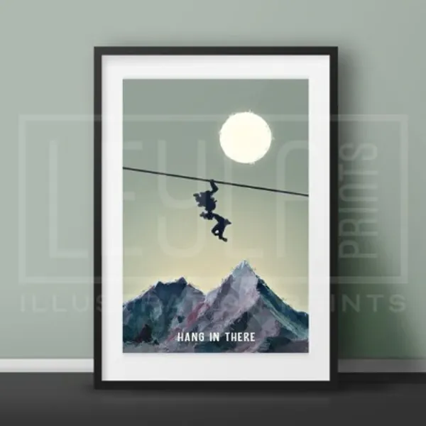 Apex Legends  Pathfinder  Hang in There  Leyla Prints  | Etsy
