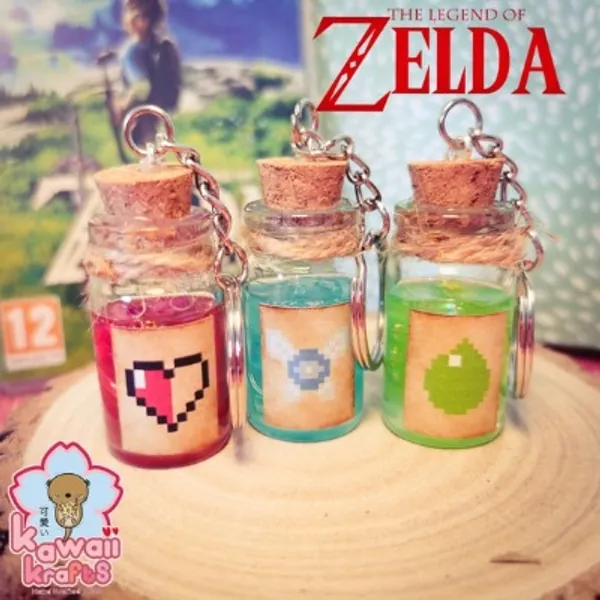 Legend of Zelda  Health / Magic / Stamina Potion Bottle | Etsy