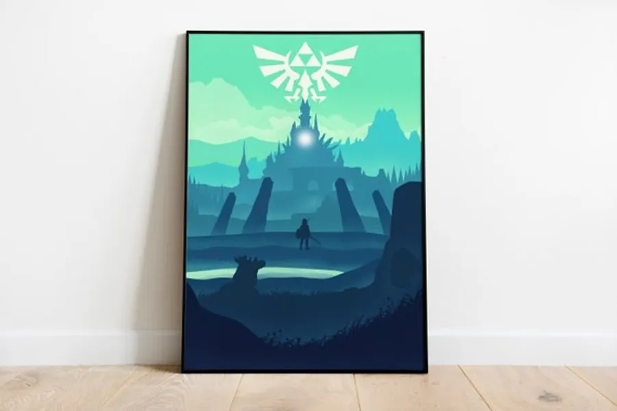 The Legend of Zelda Poster Print Breath of the Wild Video | Etsy