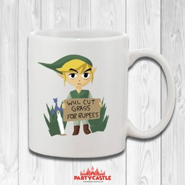 Legend of Zelda Gardener Link Funny Mug  10oz Ceramic Mug  | Etsy