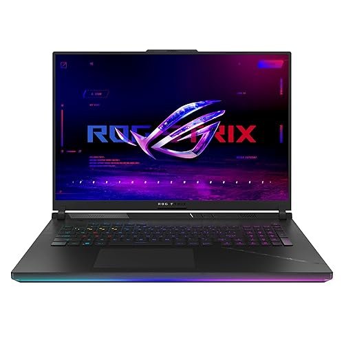 ASUS ROG Strix SCAR 18 Gaming Laptop | 18" QHD+ 240Hz/3ms entspiegeltes IPS Display | Intel Core i9-13980HX | 32 GB RAM | 1 TB SSD | NVIDIA RTX 4080 | Windows 11 | QWERTZ Tastatur | Black - Intel Core i9-13980HX - 32 GB - 1 TB SSD - NVIDIA RTX 4080