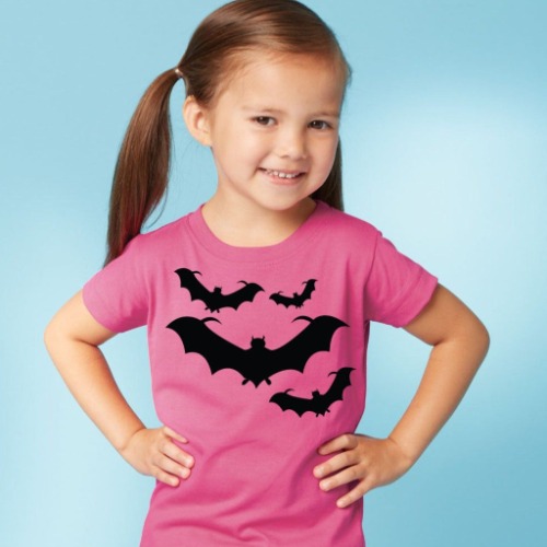 Bats Kids T-Shirt - 4T / Charcoal