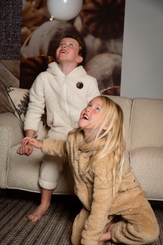 Kids Knuffle Fleece Onesie - Champagne / 170-176 (S)