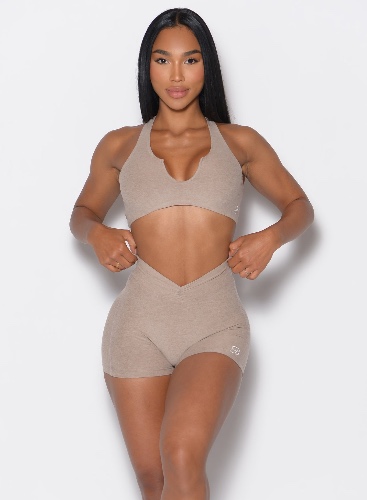 V Active Shorts | L / Desert Taupe / Medium Weight