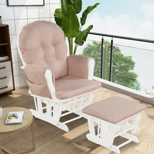 Bahrudin Upholstered Glider