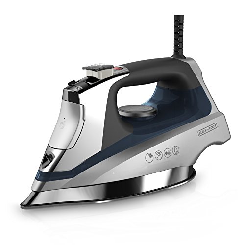 BLACK+DECKER Allure Professional Steam Iron, Blue, D3030 - Analog
