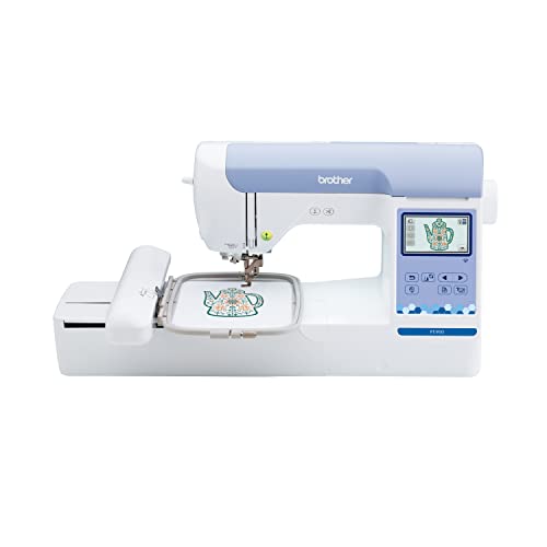 Brother Embroidery Machine PE800, 138 Built-in Designs, 5" x 7" Hoop Area, Large 3.2" LCD Touchscreen, USB Port, 11 Font Styles - PE800 - Machine Only
