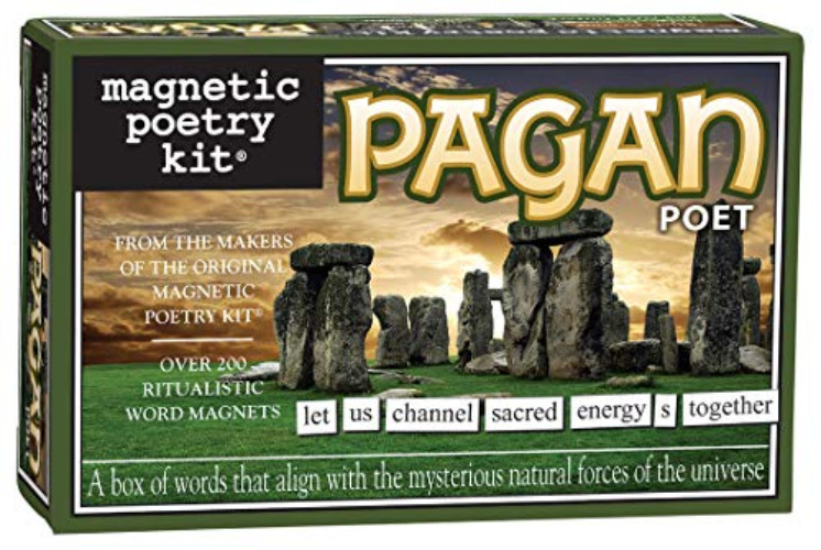 Magnetic Poetry Pagan Kit – Pagan Words for Refrigerator - Write Poems and Letters on The Fridge - Made in The USA 602394036520