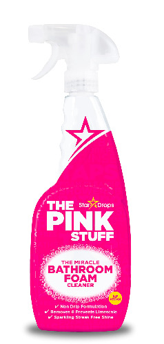Stardrops - The Pink Stuff - Miracle Bathroom Foam Cleaner 750ml - 25.36 Fl Oz (Pack of 1)
