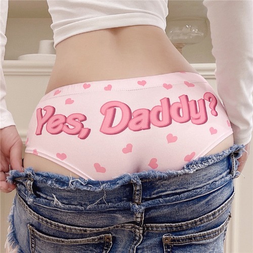 Yes Daddy Heart Panties