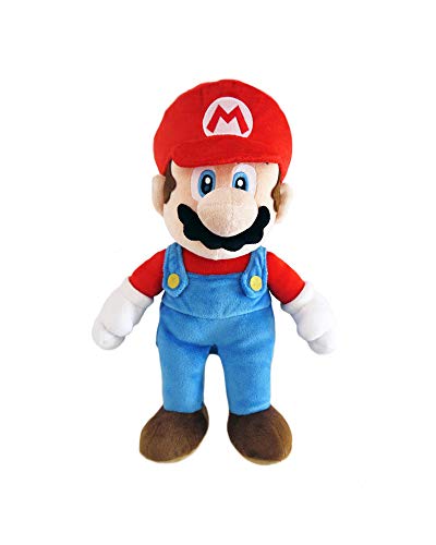 Little Buddy Super Mario All Star Collection 1414 Mario Stuffed Plush, Multicolored,9.5" - Mario