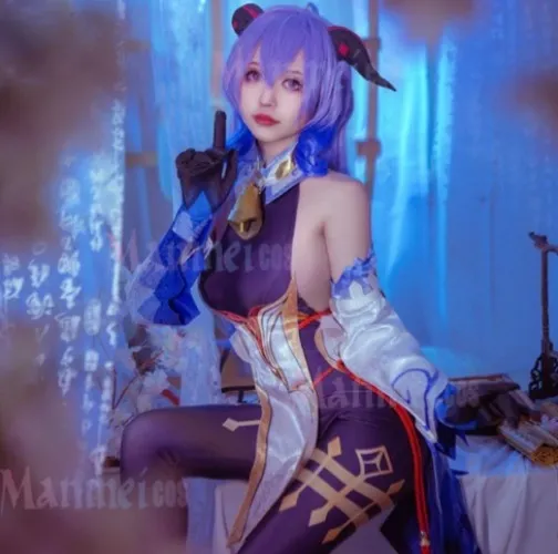 Genshin Impact Ganyu Cosplay Fit