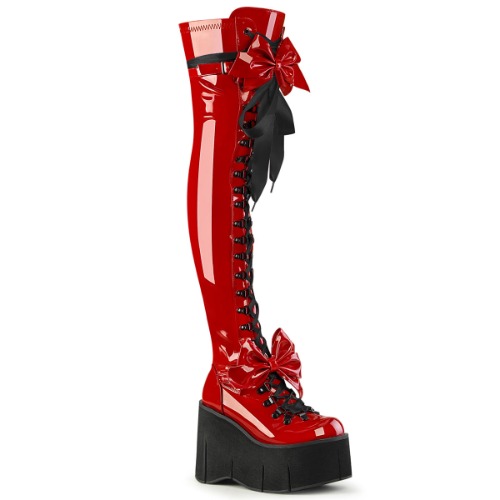 Demonia Kera-303 | Red Patent / 11
