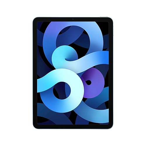 2020 Apple iPad Air (10.9-inch, WiFi, 256GB Storage) Sky Blue (Renewed) - Sky Blue - 256GB - WiFi