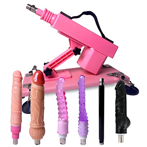Sex Machine Love Machine Fucking Machine Thrusting Dildo Machine for Women and Men, Sex Machine with 5 Attachments for Hands-Free Sex Pleasure