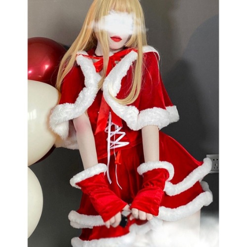 Winter Lolita Dress & Costume Set | Outfit + Cloak / L