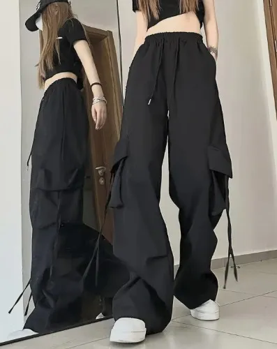 calças cargo de cintura   inspiradas em y2k para mulheres - Temu Brazil