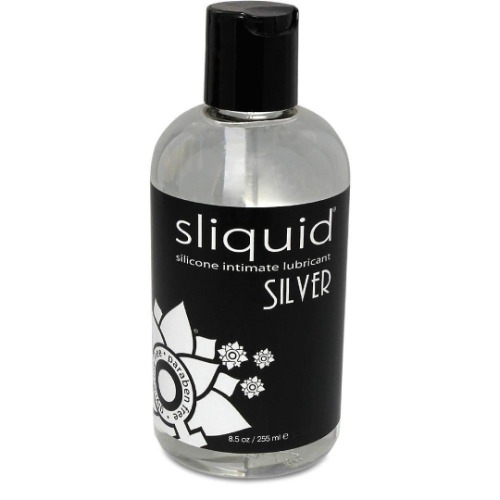 Sliquid Naturals Silver Silicone Lubricant - 8.5oz Bottle