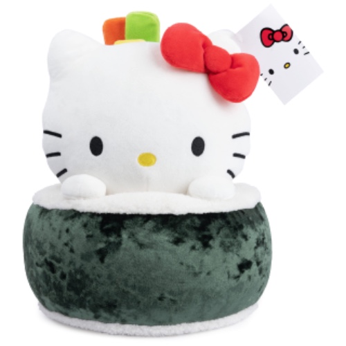 GUND Sanrio Hello Kitty Sushi Plush, Premium Stuffed Animal for Ages 1 and Up, Green/White, 10” - 