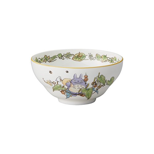 Noritake TT97890/4924-10 My Neighbor Totoro Rice Bowl, 9.2 fl oz (260 cc), Microwave Safe, 1 Piece, Bone China - 09: Rice bowl - 09: Type A