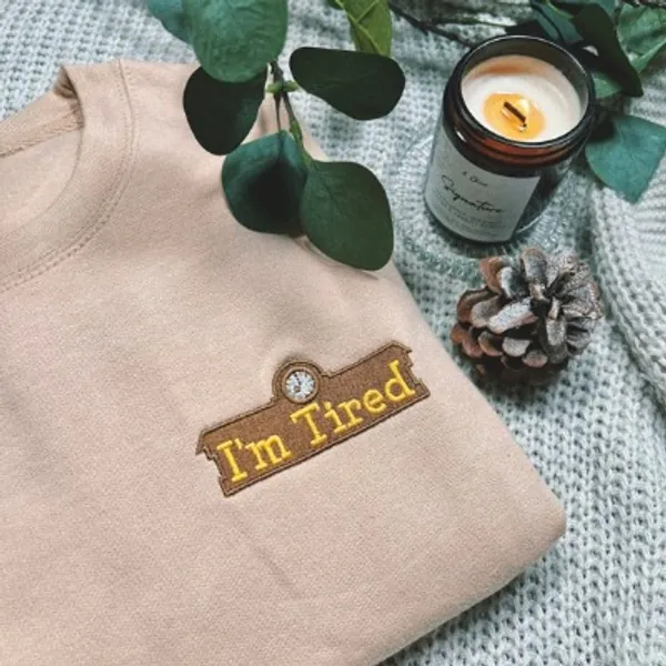 Animal Crossing Im Tired Funny Inspired Sweatshirt | Etsy