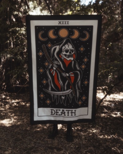 American Traditional Death Tapestry