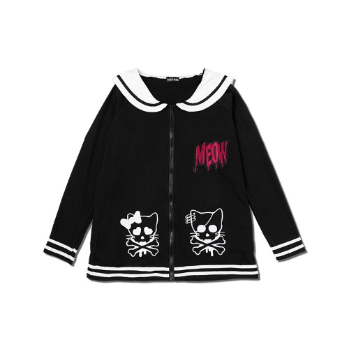 セーラーミャオパーカー | BLACK / ONE SIZE