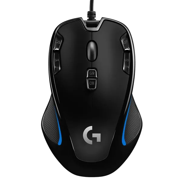 Logitech G300s Optical Ambidextrous Gaming Mouse – 9 Programmable Buttons, Onboard Memory - 
