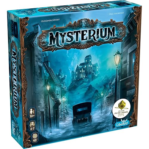 Libellud | Mysterium Board Game (Base Game) | Mystery Board Game | Cooperative Game for Adults and Kids | Fun for Family Game Night | Ages 10 and up | 2-7 Players | 