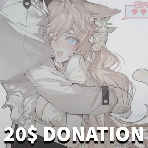 20$ Donation - I dont even know what to say!!! <3