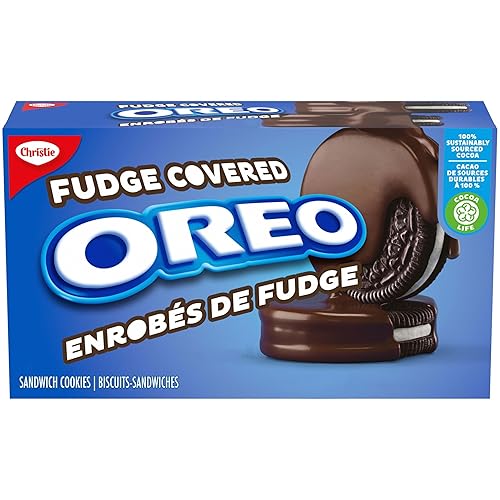 Oreo Fudge Covered Sandwich Cookies Chocolate Sandwich Cookies, 224 g - Chocolate - Chocolate Fudge Covered Cookies