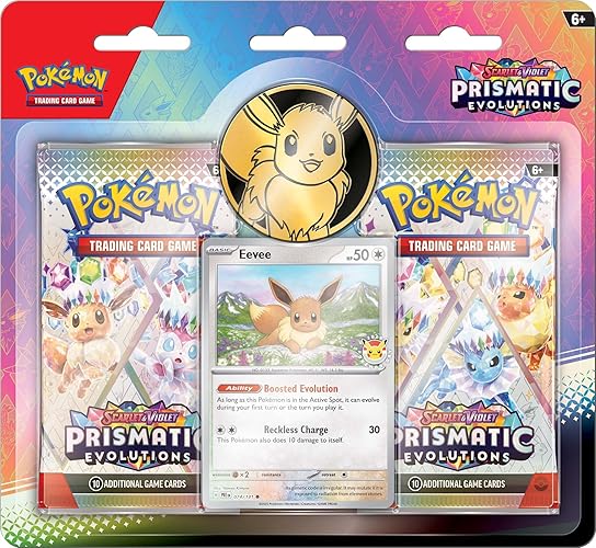 POKEMON TCG: Scarlet and Violet: Prismatic Evolutions Two-Booster Blister