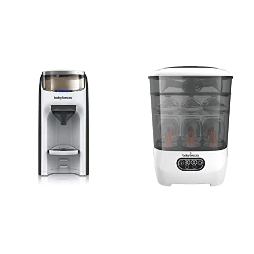 Baby Brezza Formula Pro Advanced Baby Formula Dispenser & New! One Step Baby Bottle Sterilizer And Dryer Advanced - Formula Dispenser + Bottle Sterilizer