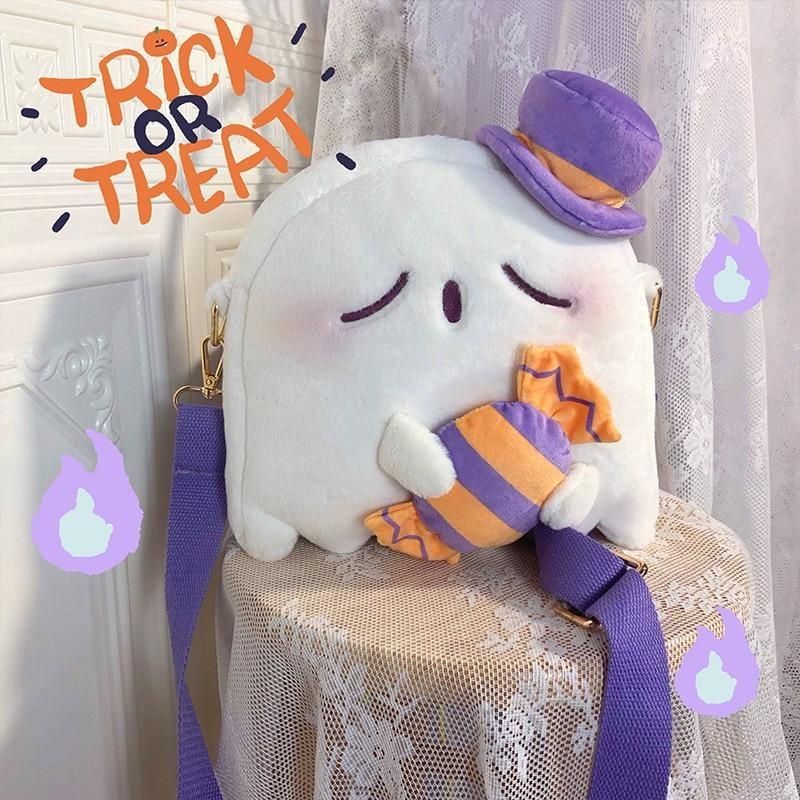 Candy Ghost Plush Bag